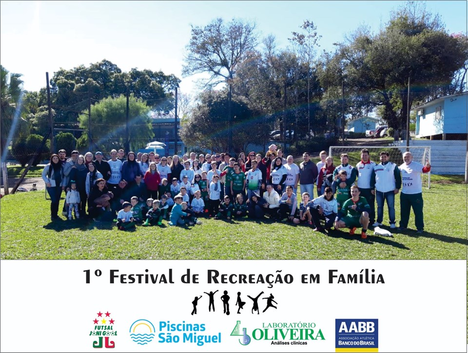 1º Festival de Recreação em Família, sucesso absoluto