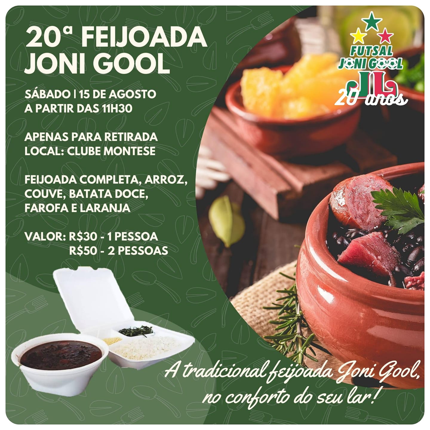 20ª Feijoada JONI GOOL