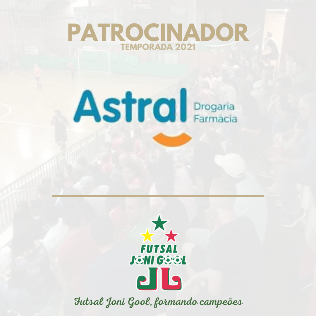 Farmácia Astral mantém parceria com o Futsal JONI GOOL para 2021