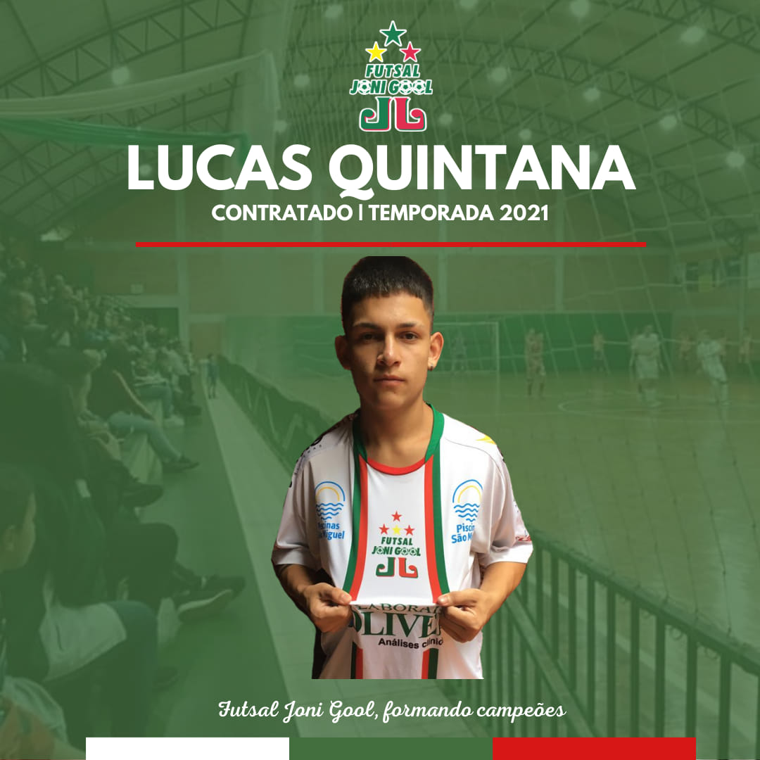 Futsal JONI GOOL acerta a contratação de Lucas Quintana para a temporada 2021