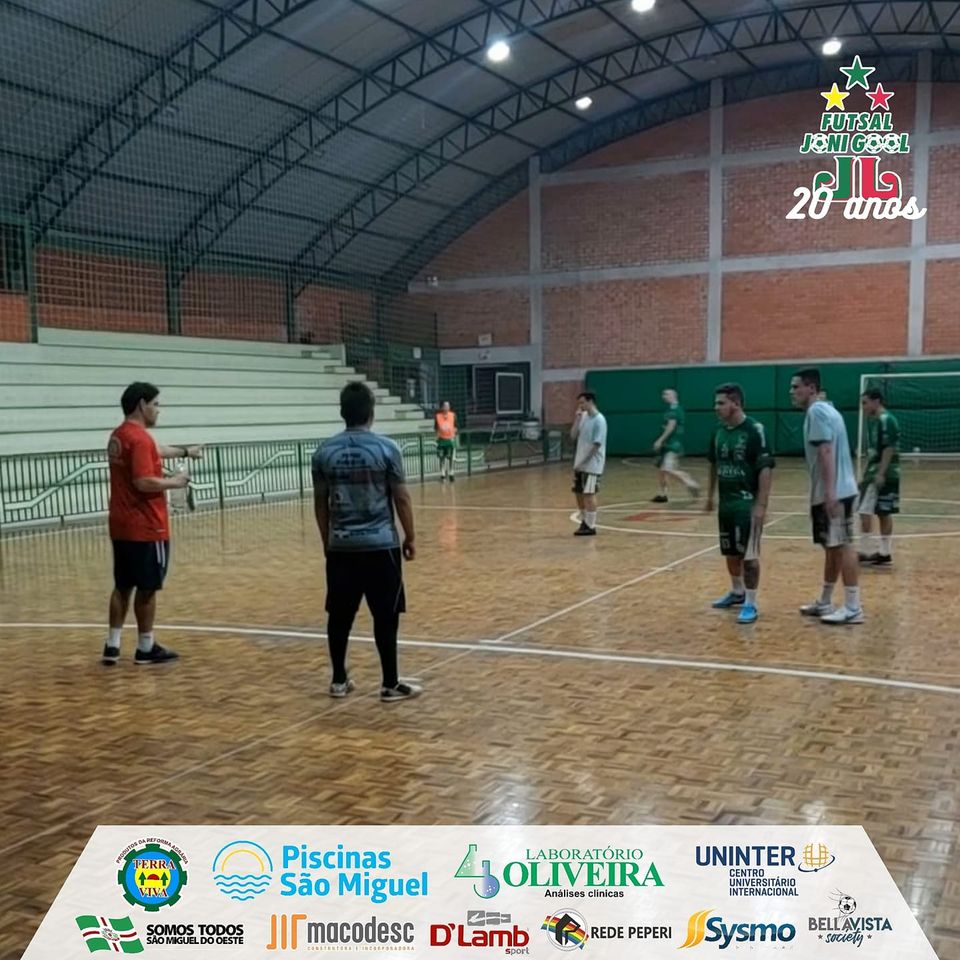 Futsal JONI GOOL intensifica os treinamentos visando a estreia na LCF Sub 18