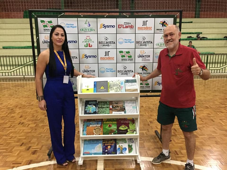 Futsal JONI GOOL lança "Cantinho Cultural", no Ginásio JONI GOOL
