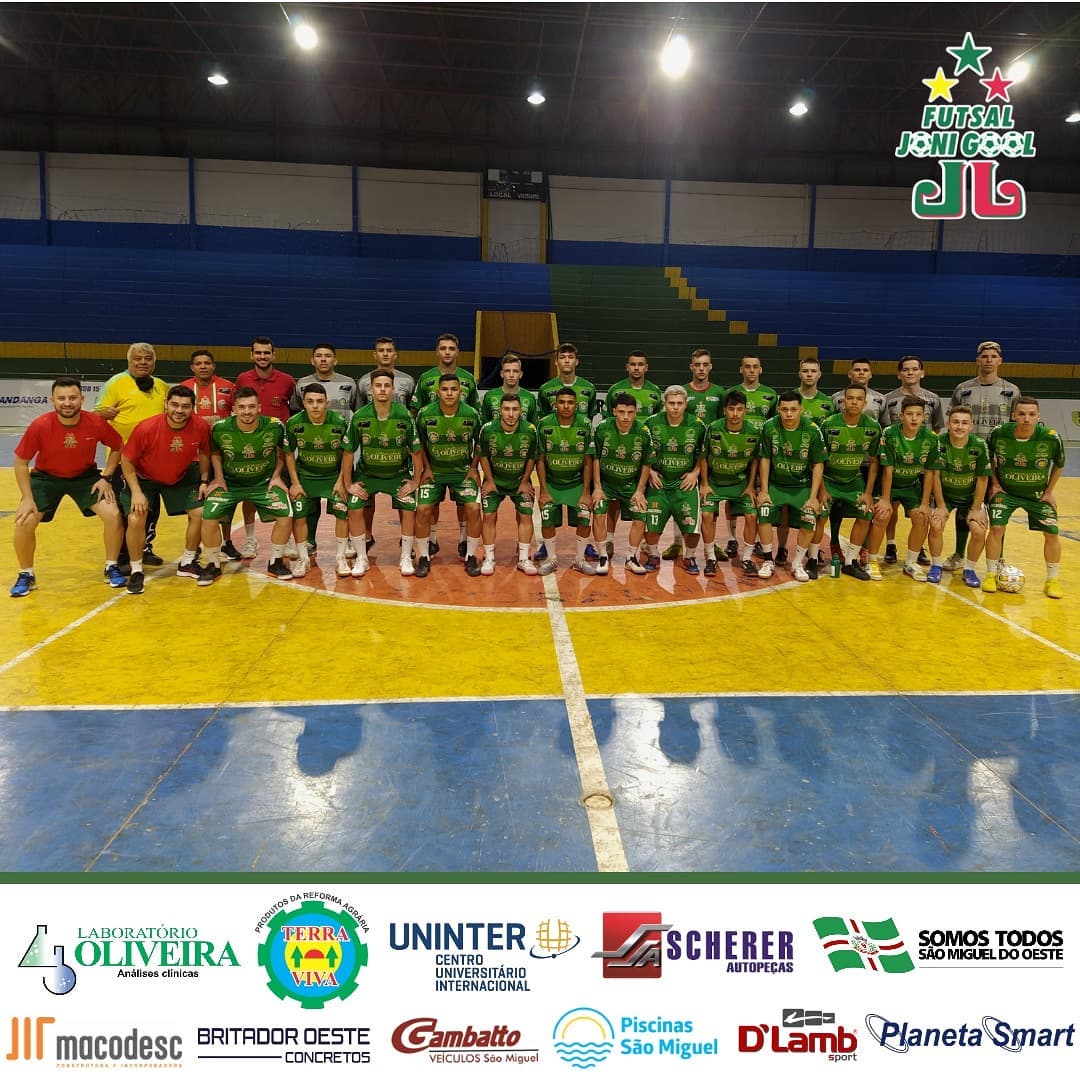 Futsal JONI GOOL realiza treino no palco do Campeonato Brasileiro