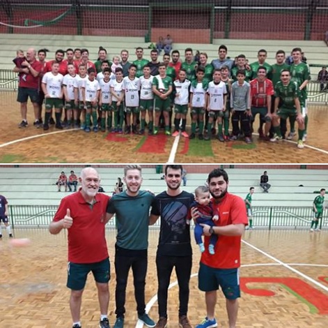 Futsal JONI GOOL recebe visita de seus ex-atletas Bateria e Jean Schacker