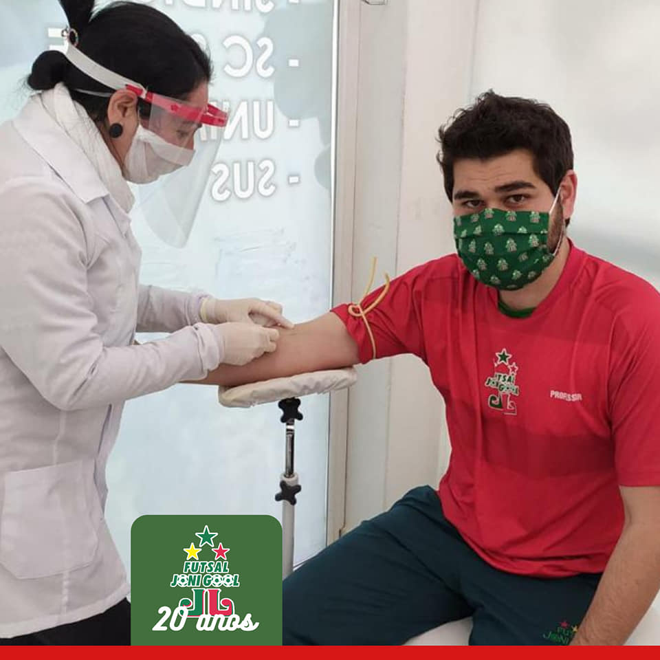 Futsal JONI GOOL testa todos os seus profissionais para a COVID 19