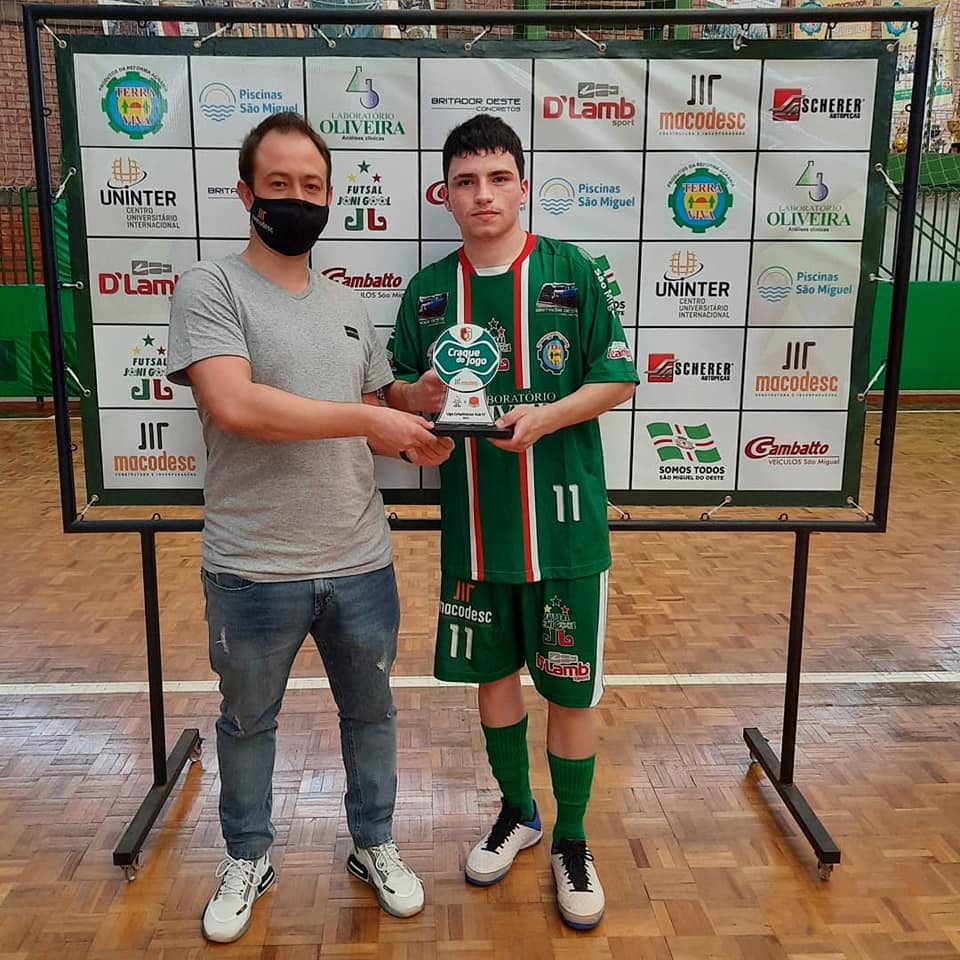 Jackson dos Santos é o "Craque do Jogo - MACODESC"