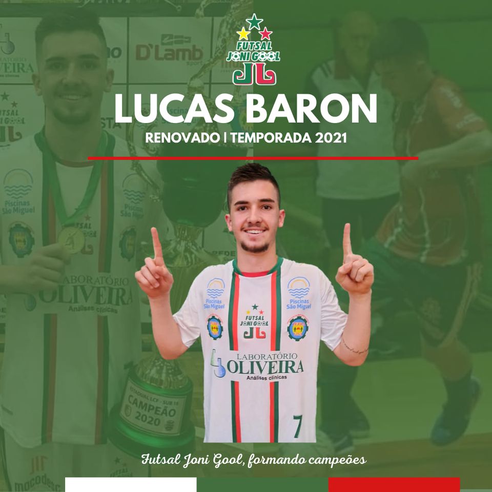 Lucas Baron renova com o Futsal JONI GOOL