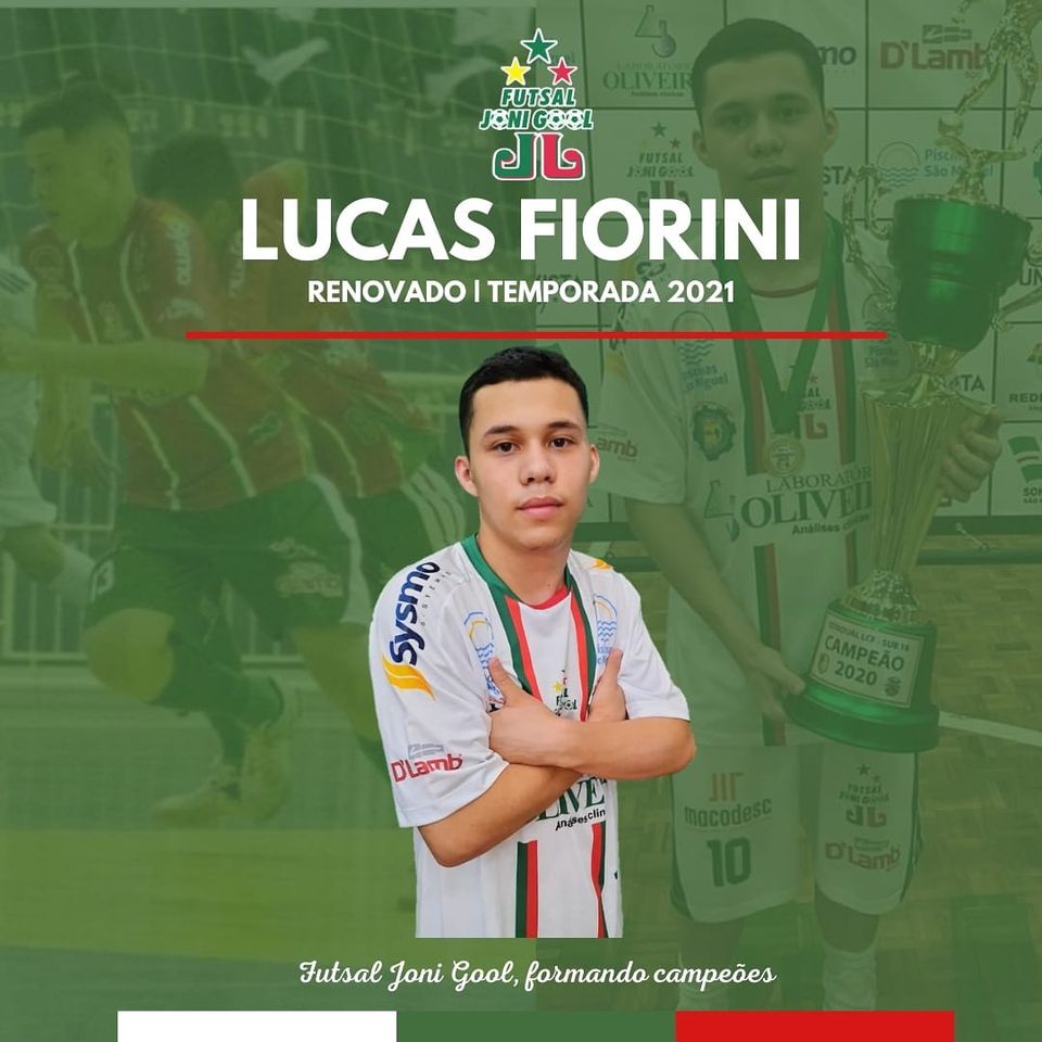 Lucas Fiorini é mais um craque confirmado para a temporada 2021