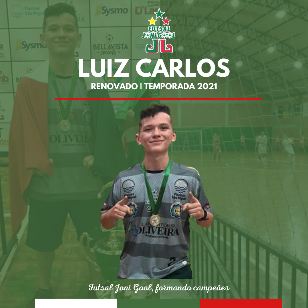 Luiz Carlos renova com o Futsal JONI GOOL para 2021