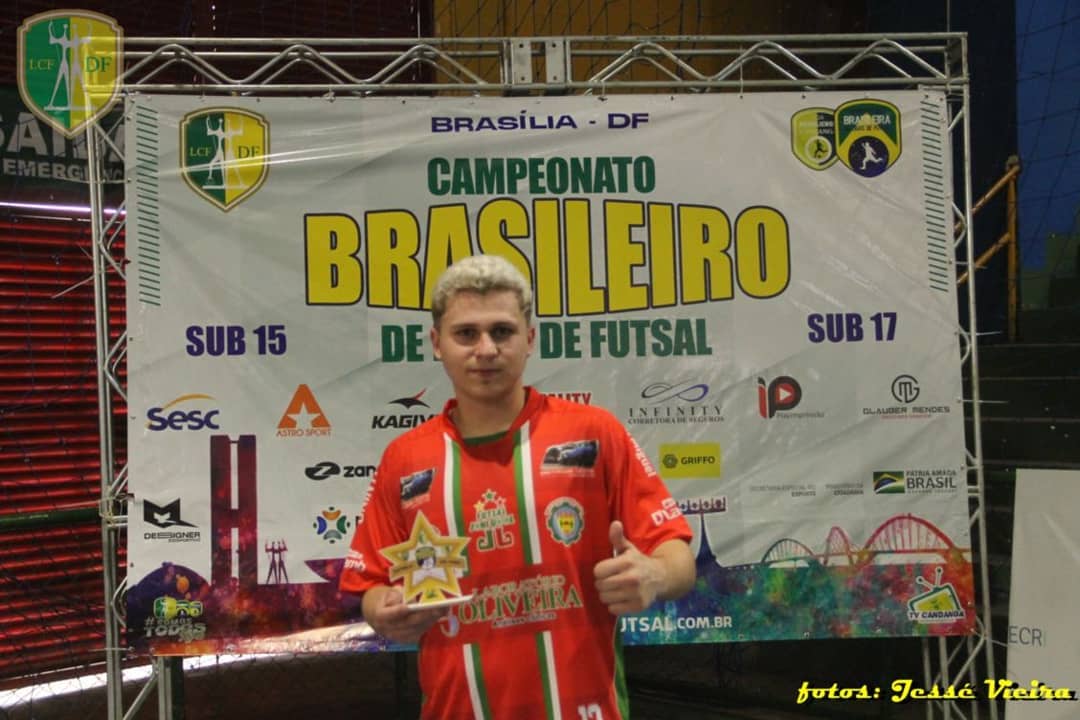 Nelson eleito o "Destaque do Jogo", diante do Morro Azul-RJ