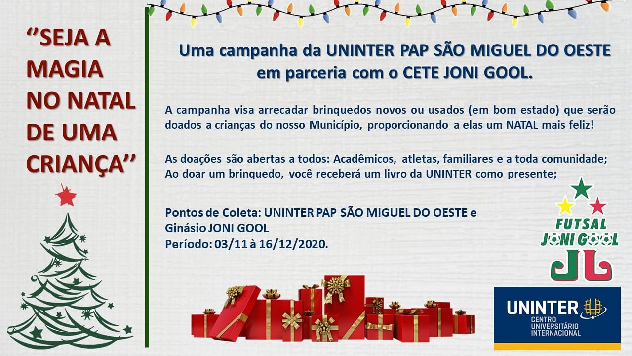 SEJA A MAGIA NO NATAL DE UMA CRIANÇA