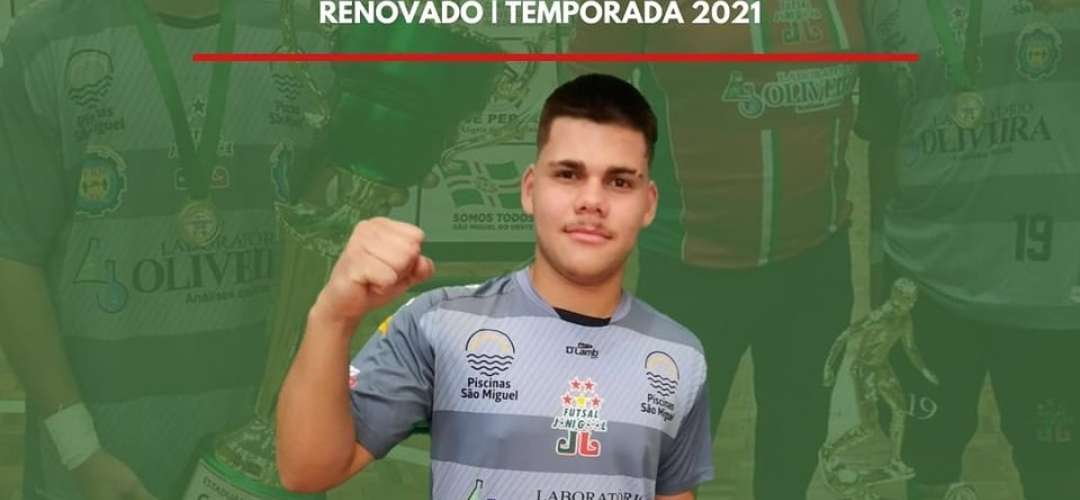 André Wathier seguirá defendendo as cores do Futsal JONI GOOL em 2021