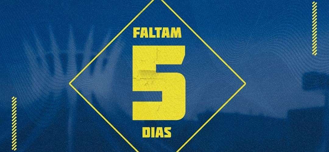 Faltam 5 dias