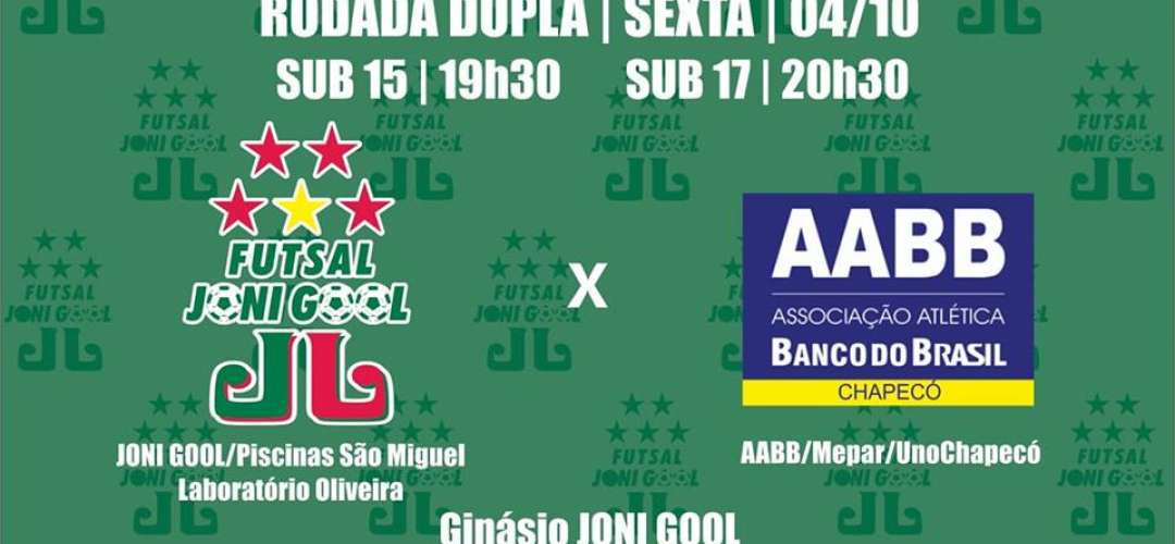 Futsal JONI GOOL é superado pela AABB/Chapecó em clássico catarinense