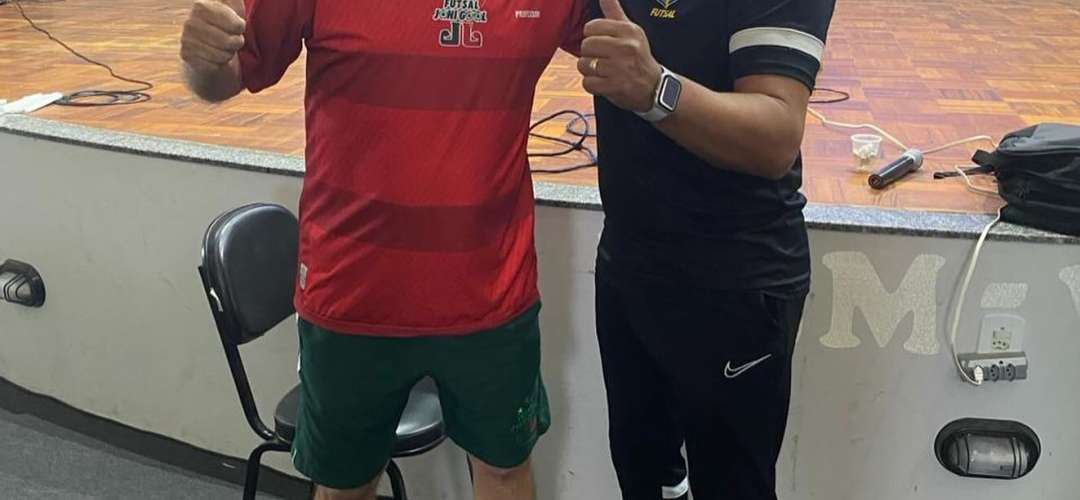 Futsal JONI GOOL participa de evento com Marquinhos Xavier, técnico da Seleção Brasileira