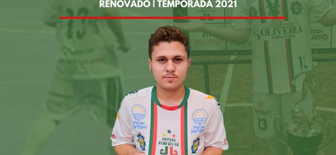 Nelson renova por mais uma temporada com o Futsal JONI GOOL