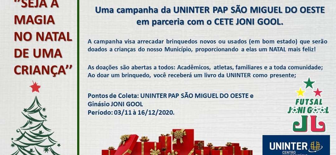 SEJA A MAGIA NO NATAL DE UMA CRIANÇA